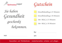 Gutschein // fachinstitut kappel